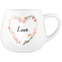Чашка ARDESTO Love, 390мл, порцеляна, багатокольоровий