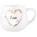 Чашка ARDESTO Love, 390мл, порцеляна, багатокольоровий