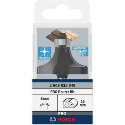 Фреза карнизна Bosch Professional Std S8 R15 L22 Фреза карнизна Bosch Professional Std S8 R15 L22