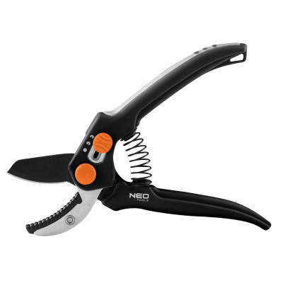 Секатор контактний Neo Tools, d різу 15мм, 185мм, 169г Секатор контактний Neo Tools, d різу 15мм, 185мм, 169г