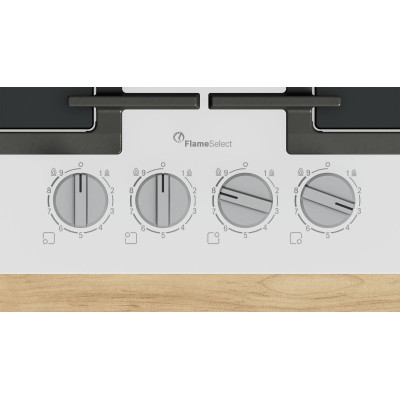 Варильна поверхня Bosch газова, 60см, чавун, білий