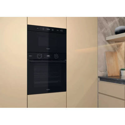 Микроволновая печь Whirlpool встраиваемая, 22л, электронное упр., 750Вт, дисплей, черный (MBNA900B)