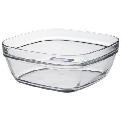 Салатник Duralex Lys Carre, 2000мл, 20х20см, скло, прозорий Салатник Duralex Lys Carre, 2000мл, 20х20см, скло, прозорий