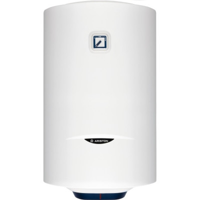 Водонагрівач електр. Ariston круглий BLU1 R PL DRY, 80л, 1,5кВт, сухий тен, мех. кер-ння, C, Італія, білий