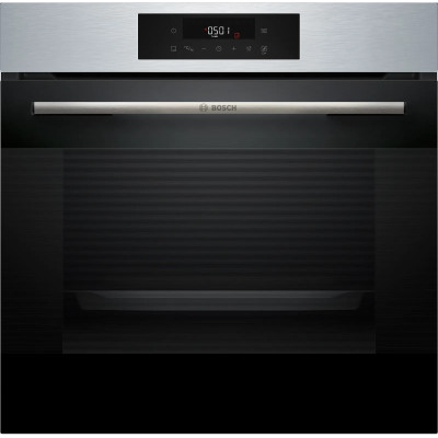 Духова шафа Bosch електрична, 76л, A, дисплей, конвекція, телескопічні направляючі (2 рівня), soft closing, нержавіюча сталь
