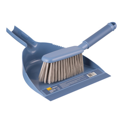 Набір для прибирання ARDESTO Easy совок та щітка, синій