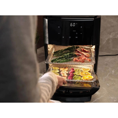 Мультипіч Electrolux 1800Вт, чаша-12л, сенсорне керування, 12 авто. програм, віконце, пластик, чорний