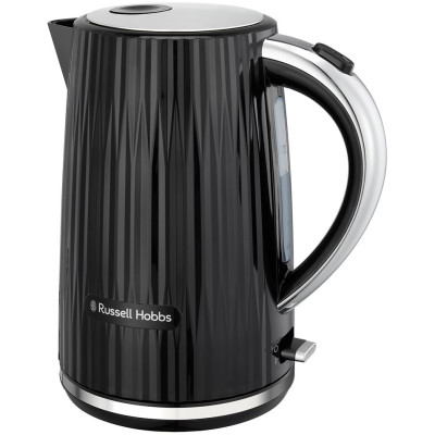 Электрочайник Russell Hobbs Eden, 1.7л, нержавеющая сталь, пластик, черный Электрочайник Russell Hobbs Eden, 1.7л, нержавеющая сталь, пластик, черный