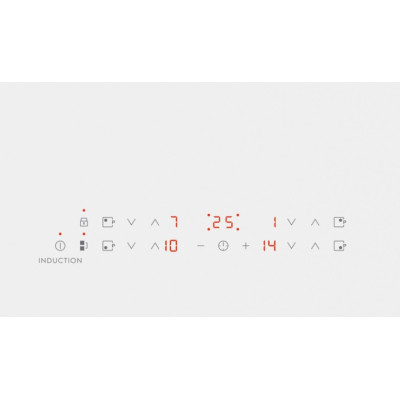 Варильна поверхня Electrolux індукційна, 60см, розширена зона, білий Варильна поверхня Electrolux індукційна, 60см, розширена зона, білий