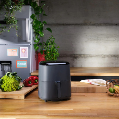 Мультипіч Tefal Easy Fry Max, 1500Вт, чаша-5л, сенсорне керув., 10 програм, пластик, чорний