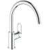 Смеситель кухонный Grohe QuickFix Start Flow, длина излива - 223мм, поворотный, 1рычаг, хром