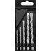 Набір свердел по бетону GRAPHITE 4-10мм, кейс, 5шт Набір свердел по бетону GRAPHITE 4-10мм, кейс, 5шт