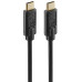 HAMA Кабель заряджання/синхронізації USB-С > USB-C, 1,5м ,чорний