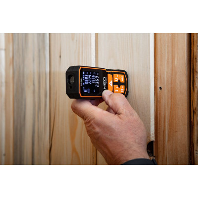 Neo Tools Далекомір лазерний, 0.05–60м, ±2мм, 0.96кг Neo Tools Далекомір лазерний, 0.05–60м, ±2мм, 0.96кг