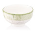 ARDESTO Салатник Siena, 11.5см, порцеляна, біло-зелений ARDESTO Салатник Siena, 11.5см, порцеляна, біло-зелений