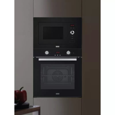 Мікрохвильова піч Franke вбудовувана, 20л, 800Вт, гриль, дисплей, чорний