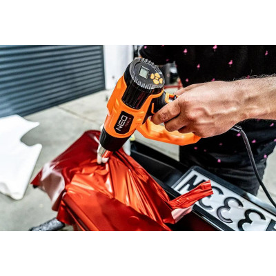 Neo Tools Фен будівельний 2000Вт 70-600°C 300/500л·хв 0.77кг