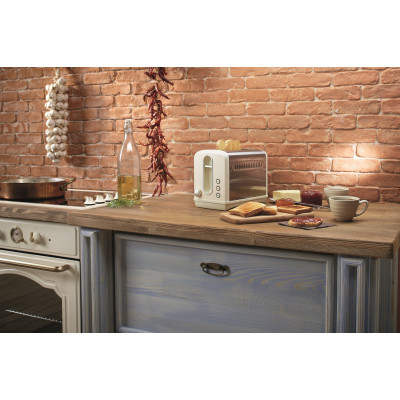 Тостер Gorenje 1000Вт, пластик/метал, бежевий (T1100CLI)