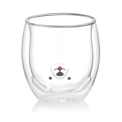 ARDESTO Набір чашок з подвійними стінками Animals, 300мл, 2шт, боросилікатне скло, прозорий ARDESTO Набір чашок з подвійними стінками Animals, 300мл, 2шт, боросилікатне скло, прозорий