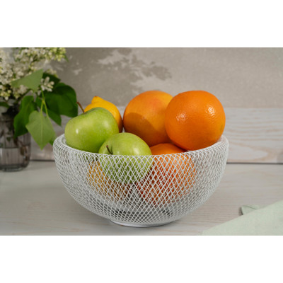 ARDESTO Кошик Midori 25х25х12см, метал, білий