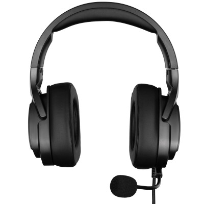 Гарнитура игровая 2E GAMING HG340, mini-jack/dual 3.5mm, RGB, 2м, черный (2E-HG340BK)