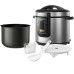 Мультиварка Philips Viva Collection 1300Вт, чаша-6л, електр. керування , 15 авто. программ, нержав.сталь, платик, чорний (HD2237/41)