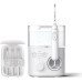 Іригатор Philips стаціонарний Sonicare Philips Sonicare Power Flosser 7000, чаша 600 мл, від мережі , чохол, 4 насадки , білий