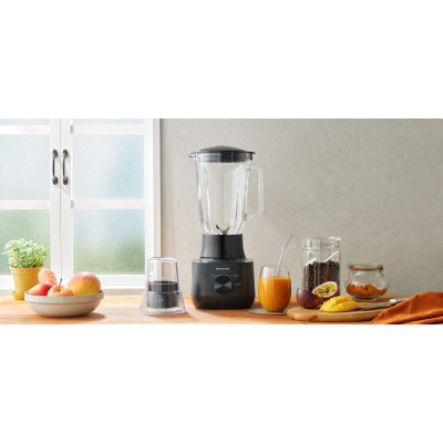 Блендер Panasonic стаціонарний, 450Вт, чаша-2000мл, млин., для спецій, чорний