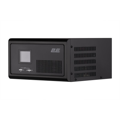 Инвертор 2E HI1600, 1600W, 24V - 230V, LCD, AVR, 2xSchuko + DC output 2E-HI1600