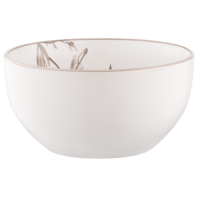 Салатник ARDESTO Asti, 670мл, 14.2см, керамика, бело-бежевый Салатник ARDESTO Asti, 670мл, 14.2см, керамика, бело-бежевый