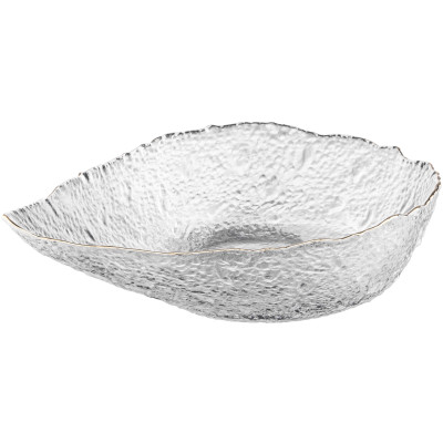 ARDESTO Салатник Leaf, 21.5см, скло, прозорий