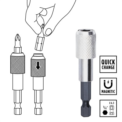 Einhell Біти, набір 42шт, HEX, PH, PZ, Torx, 50мм, кейс