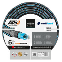 Шланг садовий Cellfast HOBBY ATS, 3/4', 25м, 6 шарів, до 30 Бар, -20…+60°C (16-220) Шланг садовий Cellfast HOBBY ATS, 3/4', 25м, 6 шарів, до 30 Бар, -20…+60°C (16-220)