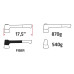 Verto Сокира універсальна, тримач скловолокно, антиковзка, прогумована, повна довжина 45см, 540гр Verto Сокира універсальна, тримач скловолокно, антиковзка, прогумована, повна довжина 45см, 540гр