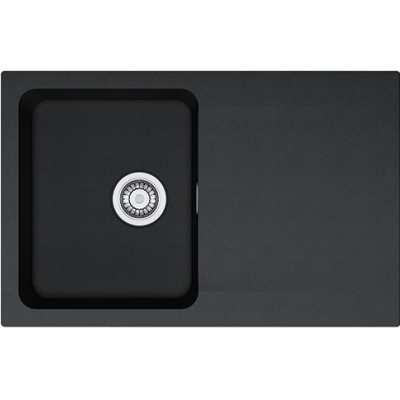 Мийка кухонна Franke Orion, тектонайт, прямокутник, з крилом, 780х500х180мм, чаша - 1, накладна, OID 611-78, чорний Мийка кухонна Franke Orion, тектонайт, прямокутник, з крилом, 780х500х180мм, чаша - 1, накладна, OID 611-78, чорний