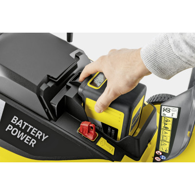 Газонокосарка акумуляторна Karcher LMO 36-46 Battery Set 36В акб 1х5А·год 46см 20-70см до 650м.кв (1.444-470.0)
