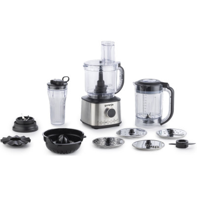 Кухонна машина Gorenje 1500Вт, чаша-пластик, корпус-метал/пластик, чорний Кухонна машина Gorenje 1500Вт, чаша-пластик, корпус-метал/пластик, чорний