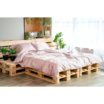 Підковдра ARDESTO Mix&Match, 160х220см, 100% бавовна, сатин, рожевий світлий