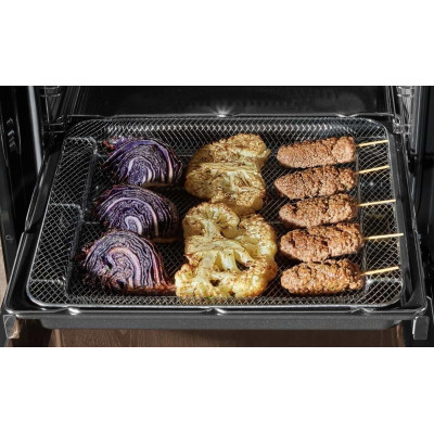 Духова шафа Hansa електрична, 77л, A+, дисплей, конвекція, чорний