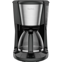 Кавоварка Tefal крапельна Subito 1.25л, мелена, чорно-сріблястий