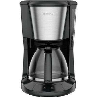 Кавоварка Tefal крапельна Subito 1.25л, мелена, чорно-сріблястий Кавоварка Tefal крапельна Subito 1.25л, мелена, чорно-сріблястий