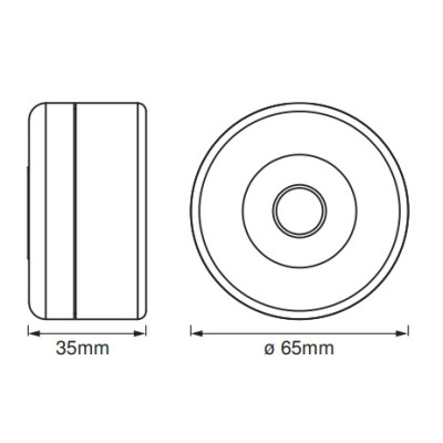 LEDVANCE Нічник DOT-IT TOUCH білий