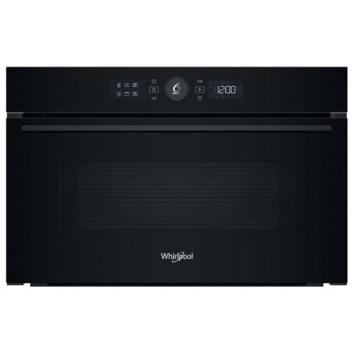 Мікрохвильова піч Whirlpool вбудована, 31л, електронне упр., 1000Вт, гриль, дисплей, чорний