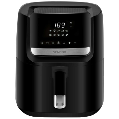 Мультипечь Sencor Vita, 1600Вт, чаша-6.5л, сенсорное управление, 8 программ, металл/пластик, черный