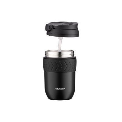Термокружка Ardesto Cosy, 400мл, нержавеющая сталь, черный (AR2640BT)