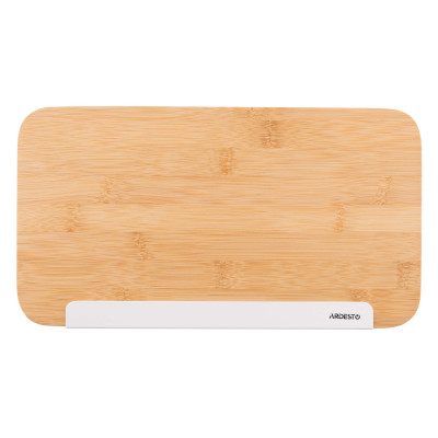 ARDESTO Хлібниця Midori 33х13х18см, метал, бамбук, білий