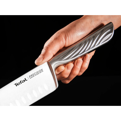 Кухонний ніж сантоку Tefal Precision, 16.5см, нержавіюча сталь