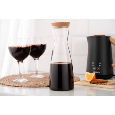 Графин с крышкой ARDESTO 1000мл, боросиликатное стекло, прозрачный Графин с крышкой ARDESTO 1000мл, боросиликатное стекло, прозрачный