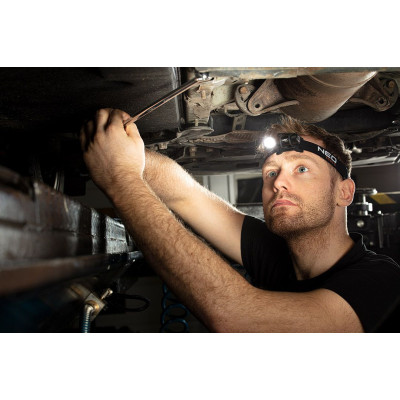 Neo Tools Ліхтар налобний акумуляторний, 700мА•год, 600лм, 6Вт, 4 функції освітлення, IPX4 Neo Tools Ліхтар налобний акумуляторний, 700мА•год, 600лм, 6Вт, 4 функції освітлення, IPX4