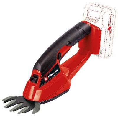 Ножницы для травы аккумуляторные Einhell GE-CG 18/1 Li-Solo 18В PXC лезвия 10см 0.65кг (без АКБ и ЗУ)